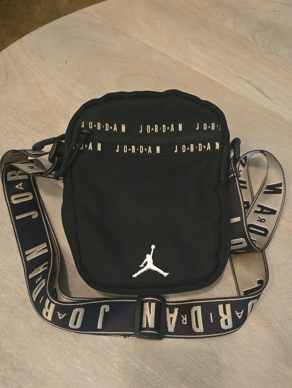 Jordan Monogram Crossbody Festival Bag - Black & White, CLEAN